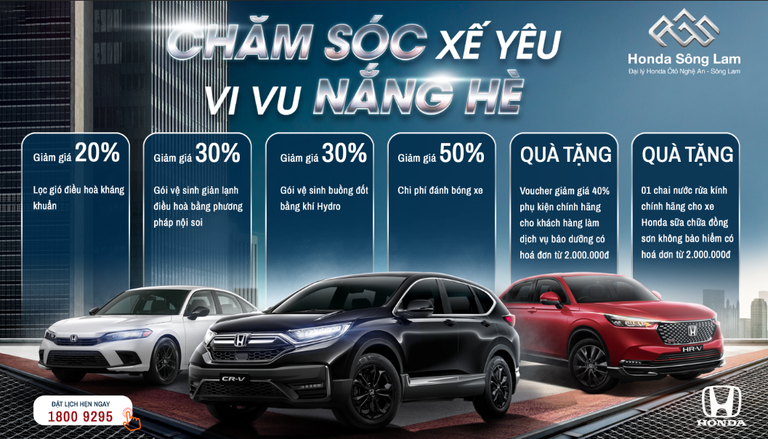 CHĂM SÓC XẾ YÊU - VI VU NẮNG HÈ CÙNG HONDA SÔNG LAM