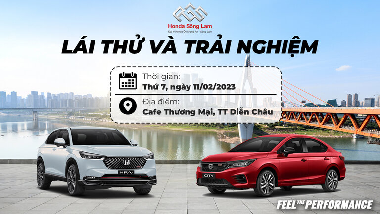 CHƯƠNG TRÌNH LÁI THỬ FEEL THE PERFORMANCE THÁNG 2/2023