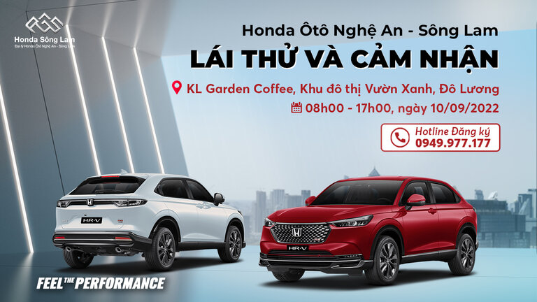 CHƯƠNG TRÌNH LÁI THỬ FEEL THE PERFORMANCE THÁNG 9/2022