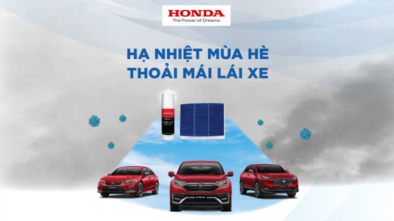Honda Việt Nam thực hiện chương trình khuyến mại Hạ nhiệt mùa hè – Thoải mái lái xe