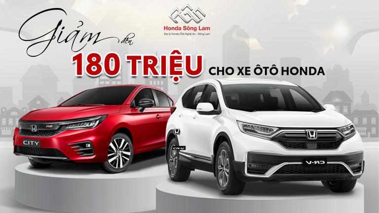 KHUYẾN MÃI ĐẶC BIỆT THÁNG 5 - MUA XE HONDA GIẢM ĐẾN 180TRIỆU
