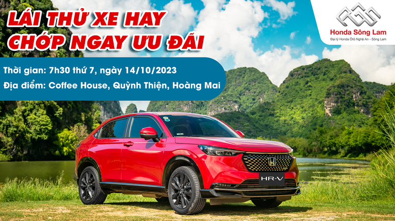 LÁI THỬ XE HAY - RƯỚC NGAY ƯU ĐÃI CÙNG HONDA SÔNG LAM