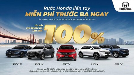 RƯỚC HONDA LIỀN TAY - MIỄN PHÍ TRƯỚC BẠ NGAY