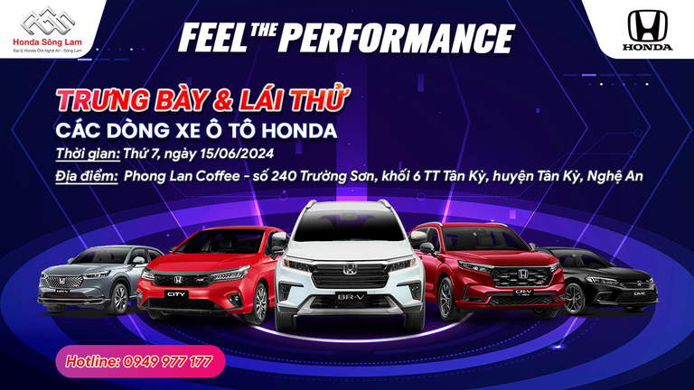 SỰ KIỆN LÁI THỬ HONDA NGẬP TRÀN ƯU ĐÃI TẠI TÂN KỲ - NGHỆ AN