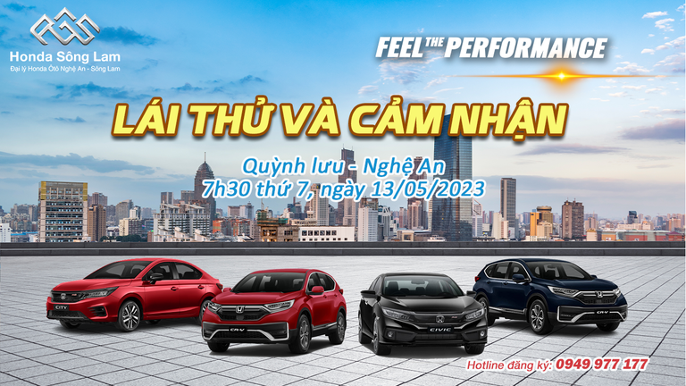 SỰ KIỆN LÁI THỬ VÀ CẢM NHẬN FEEL THE PERFORMANCE THÁNG 5/2023