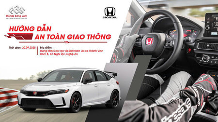 SỰ KIỆN LÁI XE AN TOÀN – TỰ TIN SAU TAY LÁI CÙNG HONDA SÔNG LAM