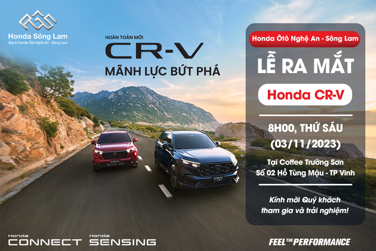 SỰ KIỆN RA MẮT CR-V HOÀN TOÀN MỚI KẾT HỢP FEEL THE PERFORMANCE