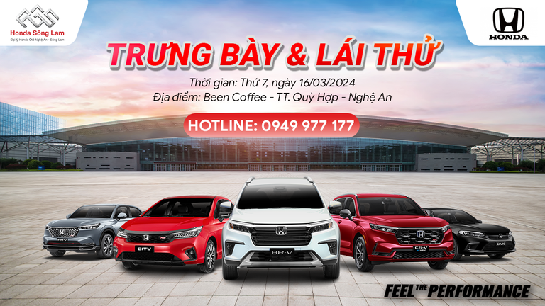 SỰ KIỆN TRƯNG BÀY, LÁI THỬ VÀ TRẢI NGHIỆM CÁC DÒNG XE HONDA TẠI THỊ TRẤN QUỲ HỢP