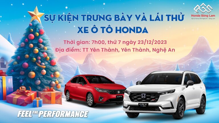 SỰ KIỆN TRƯNG BÀY, LÁI THỬ VÀ TRẢI NGHIỆM CÁC DÒNG XE HONDA TẠI YÊN THÀNH