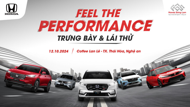 SỰ KIỆN TRƯNG BÀY VÀ LÁI THỬ FEEL THE PERFOMANCE TẠI THÁI HÒA - NGHỆ AN