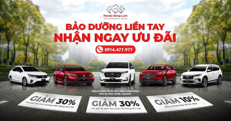 THÁNG 7 – BẢO DƯỠNG LIỀN TAY, NHẬN NGAY ƯU ĐÃI