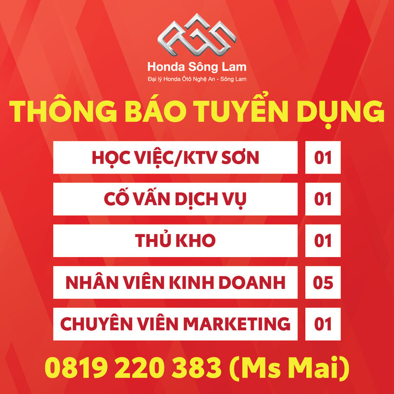 TIN TUYỂN DỤNG THÁNG 02/2023