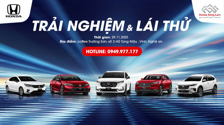 TRẢI NGHIỆM ĐỈNH CAO – KHÁM PHÁ CHẤT LÁI HONDA NGAY TẠI VINH!