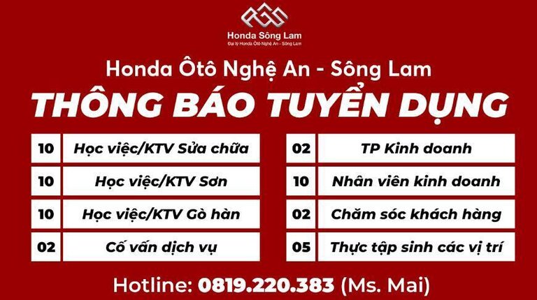 TUYỂN DỤNG THÁNG 11/2022