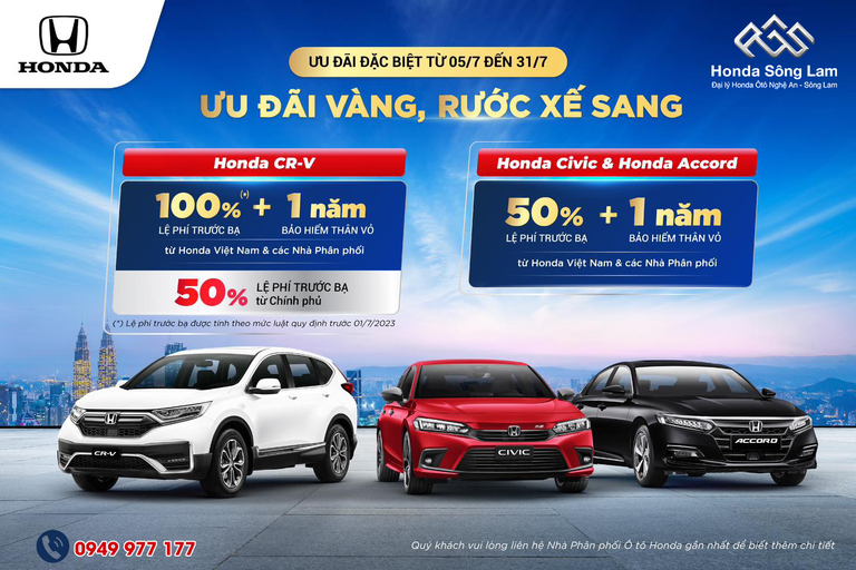 ƯU ĐÃI VÀNG, RƯỚC XẾ SANG - CHỚP NGAY CƠ HỘI THÁNG 7