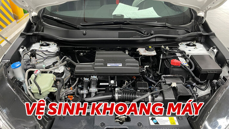 VỆ SINH KHOANG MÁY Ô TÔ VÀ NHỮNG ĐIỀU NÊN BIẾT